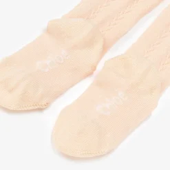 Chloé Baby Girls Pink Cotton Tights Best