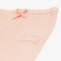 Burberry Baby Girls Pink Cotton Trouser Set Sale