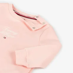 Tommy Hilfiger Baby Girls Pink Cotton Tracksuit Best