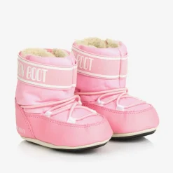 Moon Boot Baby Girls Pink Crib Nylon Snow Boots Best