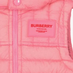 Burberry Baby Girls Pink Down Gilet Hot