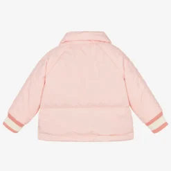 Burberry Baby Girls Pink Down Padded Puffer Jacket Discount