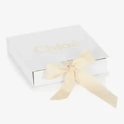 Chloé Baby Girls Pink Hat & Booties Gift Set Outlet