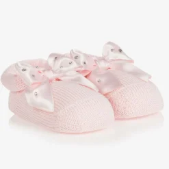 Story Loris Baby Girls Pink Headband & Booties Gift Set Clearance
