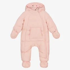 Tommy Hilfiger Baby Girls Pink Hooded Snowsuit