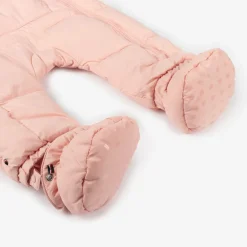 Tommy Hilfiger Baby Girls Pink Hooded Snowsuit