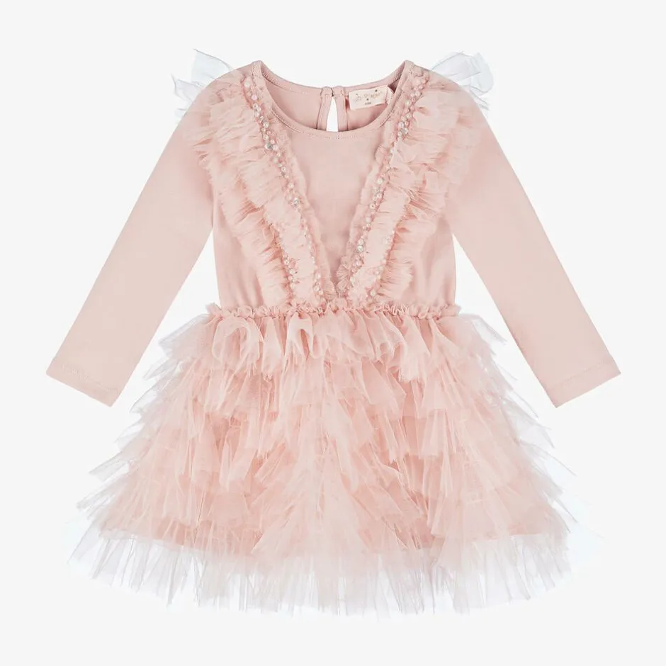 Tutu du Monde Baby Girls Pink Jersey & Tulle Tutu Dress Outlet