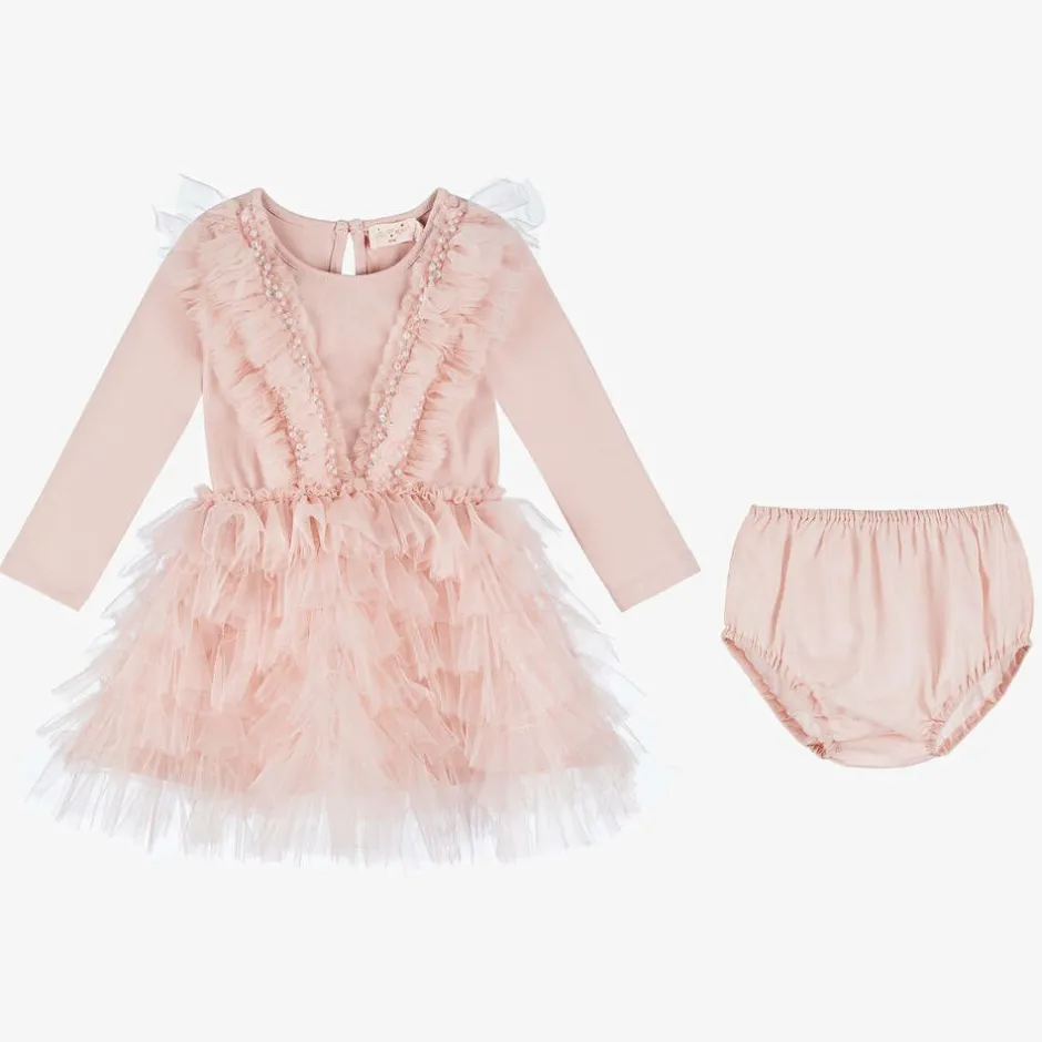 Tutu du Monde Baby Girls Pink Jersey & Tulle Tutu Dress Outlet