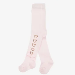 A Dee Baby Girls Pink Knit Bear Tights Best