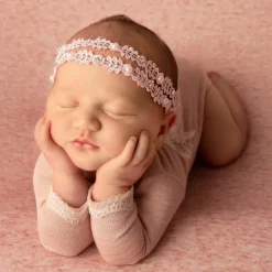 Cute Cute Baby Girls Pink Lace Headband New