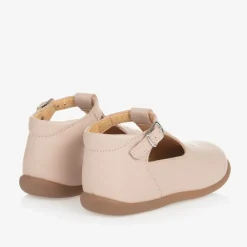 Pom dApi Baby Girls Pink Leather First Walker Shoes Outlet