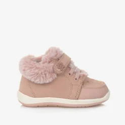 Mayoral Baby Girls Pink Leather First Walkers Hot