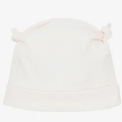 Emporio Armani Baby Girls Pink Logo Hat Clearance