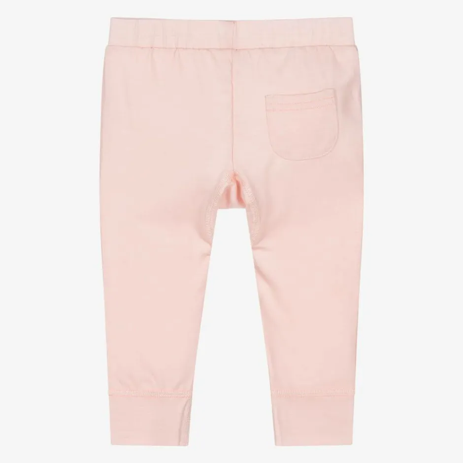 Smalls Merino Baby Girls Pink Merino Wool Joggers Online