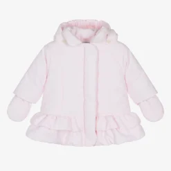 Emile et Rose Baby Girls Pink Padded Coat Online