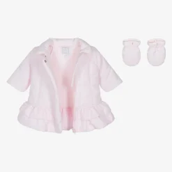 Emile et Rose Baby Girls Pink Padded Coat Online