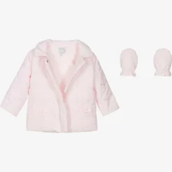 Emile et Rose Baby Girls Pink Padded Jacket Hot