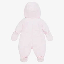Emile et Rose Baby Girls Pink Padded Snowsuit