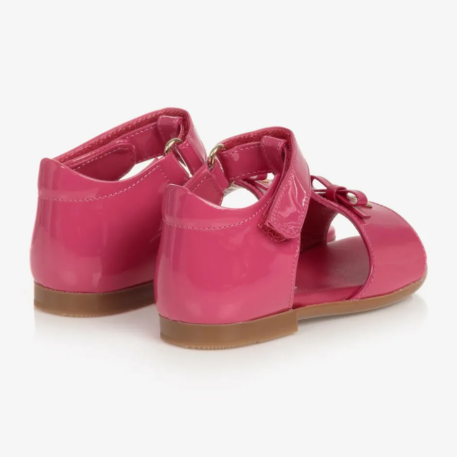 Dolce amp; Gabbana Baby Girls Pink Patent Leather Sandals Sale