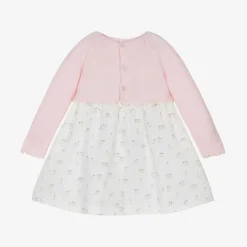 Paz Rodríguez Baby Girls Pink Penguin Wool & Cotton Dress Outlet