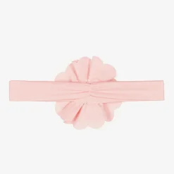 Lemon Loves Layette Baby Girls Pink Pima Cotton Headband RoseShadow Sale
