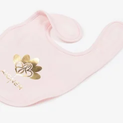 AIGNER Baby Girls Pink Pima Cotton Bib Online