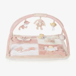 Nattou Baby Girls Pink Plush Playmat (80cm) New
