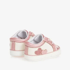 Mayoral Newborn Baby Girls Pink Pre-Walker Trainers Best