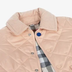 Burberry Baby Girls Pink Quilted Jacket Best