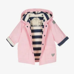 Hatley Baby Girls Pink Raincoat New