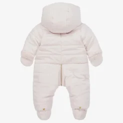 Tartine et Chocolat Baby Girls Pink Reversible Snowsuit Hot