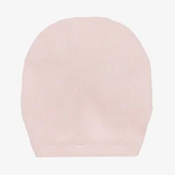 Jamiks Baby Girls Pink Ribbed Cotton Turban Clearance