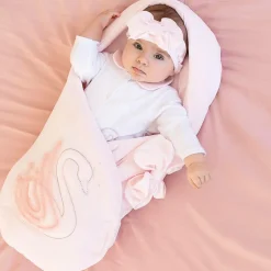 Sofija Baby Girls Pink Velour Nest (69cm) Hot