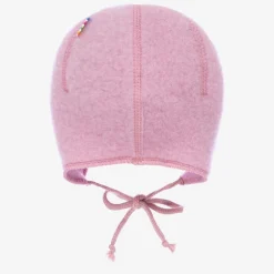 Joha Baby Girls Pink Wool Bonnet Online
