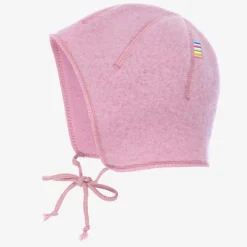 Joha Baby Girls Pink Wool Bonnet Online