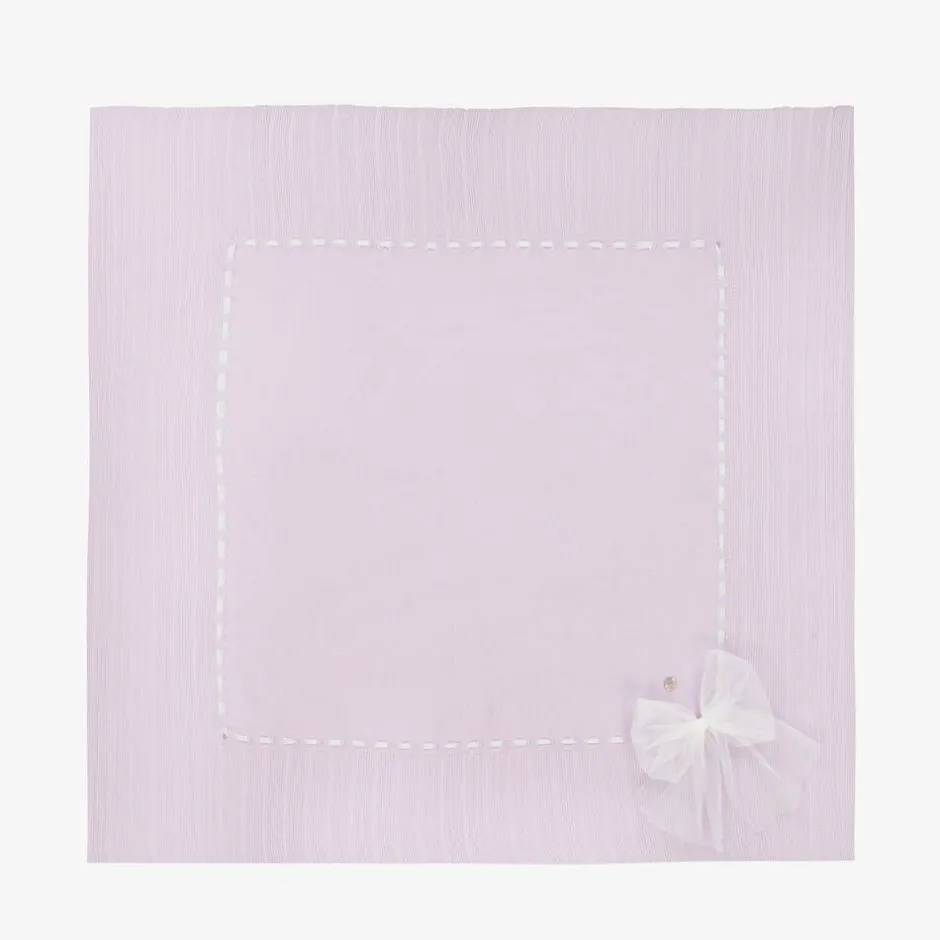 Artesanía Granlei Baby Girls Purple Tulle Bow Blanket (102cm) Online