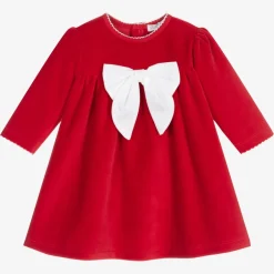 Kissy Kissy Baby Girls Red Christmas Magic Dress New