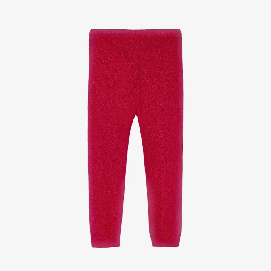 Hatley Baby Girls Red Lurex Leggings Clearance