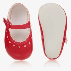 Early Days Baby Girls Red Patent Pre-Walker Shoes New