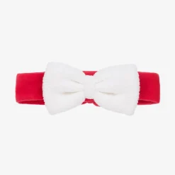 Kissy Kissy Baby Girls Red Velour Christmas Magic Headband Discount