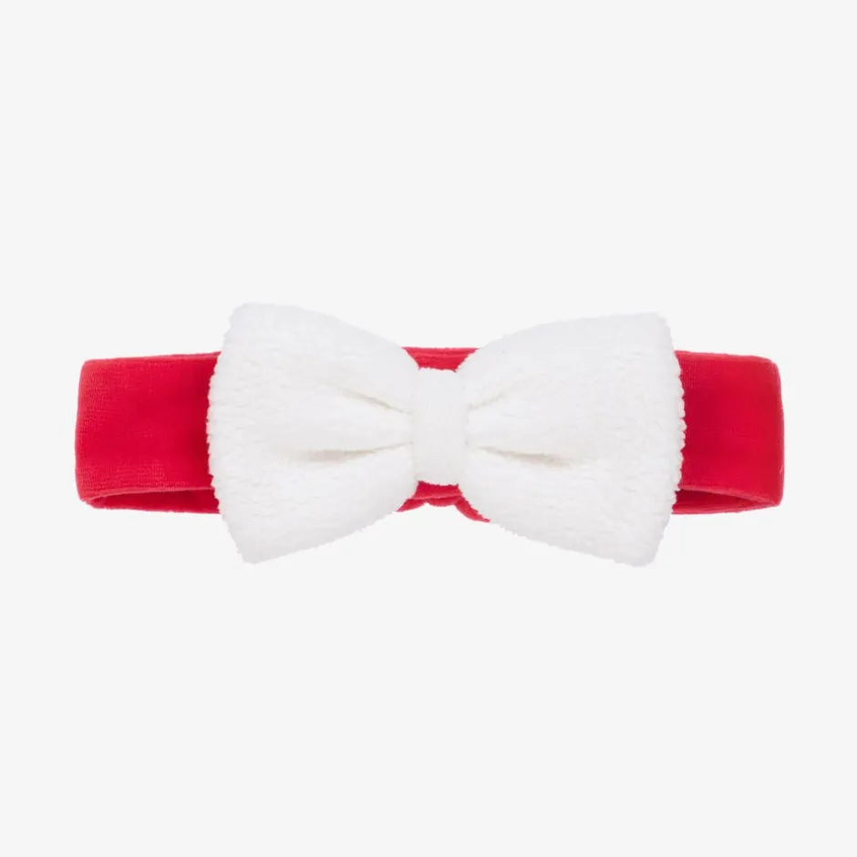 Kissy Kissy Baby Girls Red Velour Christmas Magic Headband Discount