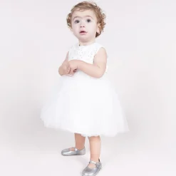 Early Days Baby Girls Silver Leather Pre-Walker Shoes Sale