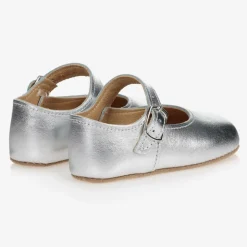 Early Days Baby Girls Silver Leather Pre-Walker Shoes Sale
