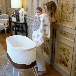 Atelier Choux Paris Baby Girls White Balloons Swaddle (97cm) Discount