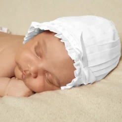 Sarah Louise Baby Girls White Bonnet Sale