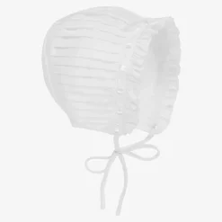 Sarah Louise Baby Girls White Bonnet Sale