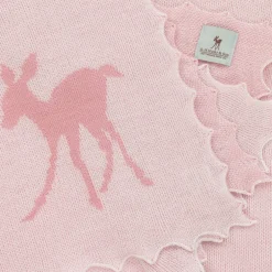 G.H.Hurt amp; Son Baby Girls White Cotton & Pink Wool Gift Set Clearance