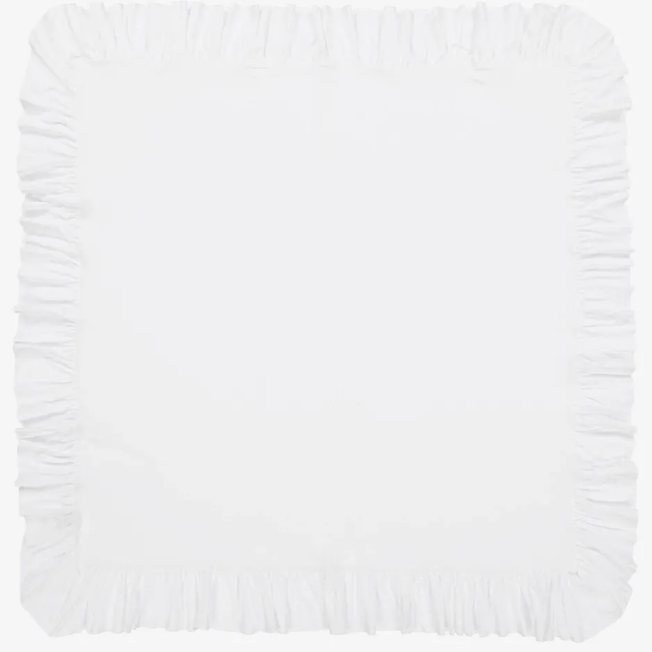 Lemon Loves Layette Baby Girls Cotton Blanket (90cm) White Discount