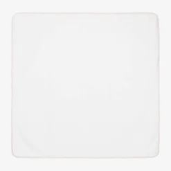 Babidu Baby Girls White Cotton Hooded Towel (100cm) Discount