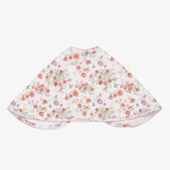 My Little Pie Baby Girls White Cotton Pomegranate Burp Cloth (59cm) Hot